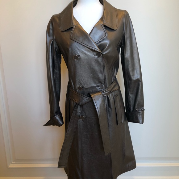Elie Tahari Jackets & Blazers - Ellie Tahari Women’s Leather Coat